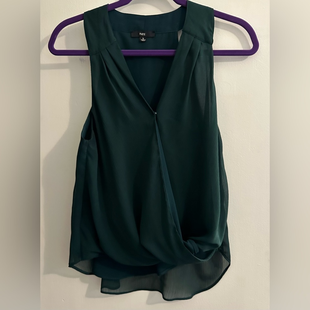Fate green top Size S
